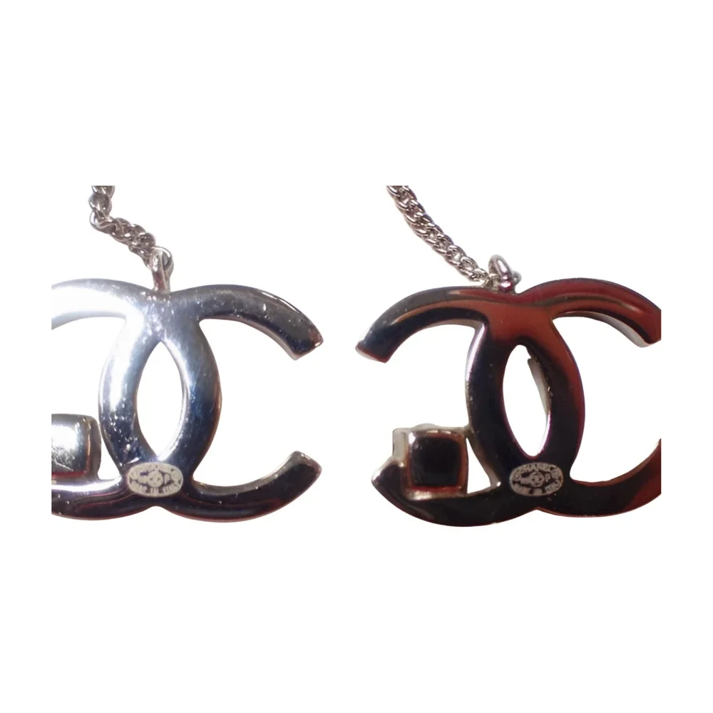 6772 - Chanel Drop Earrings Silver